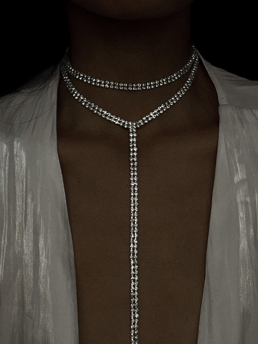 Ожерелье 320 (Серебряный)