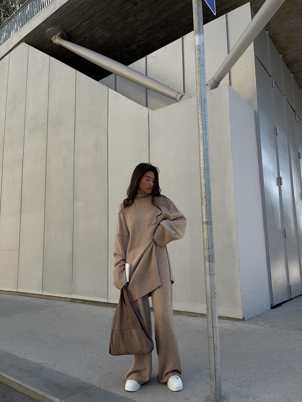 Свитер с брюками (Верблюжий)